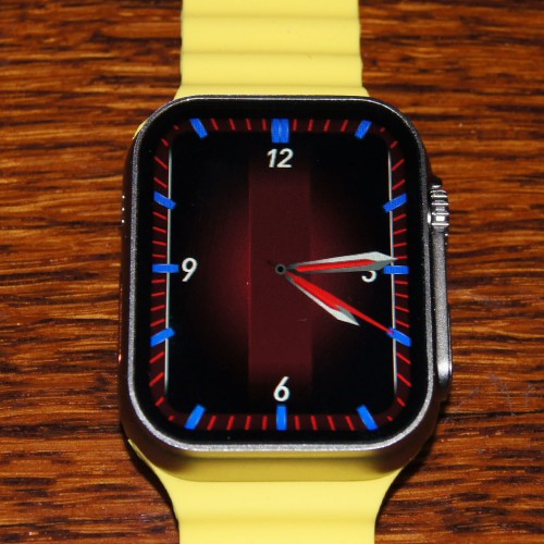 Смарт часы Watch Ultra Titanium 49 mm Orange, ремешок для водных видов спорта, желтый.-5