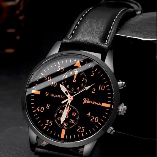 Набор аксессуаров для мужчины браслеты 4 шт кварцевые часы-3