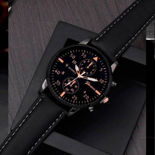 Набор аксессуаров для мужчины браслеты 4 шт кварцевые часы-1