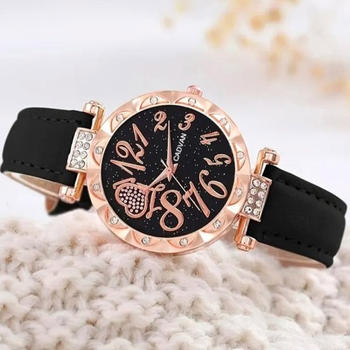 Подарочный набор для девушки - часы наручные кварцевые серьги ожерелье кольцо-2