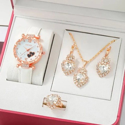 Кварцевые женские наручные часы с вязаной верёвкой и цепочкой-1