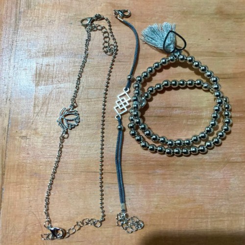 Женский набор браслетов в стиле бохо, винтажная звезда, карта, рука-1