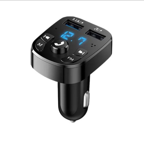 Автомобильный FM-модулятор Olaf, Bluetooth 5,0, аудио MP3-плейер, зарядное устройство с 2 USB-портами