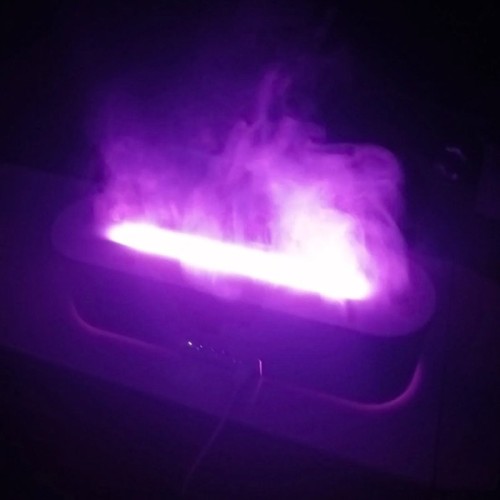 Увлажнитель воздуха RGB-аромадифузор с эффектом пламени-5