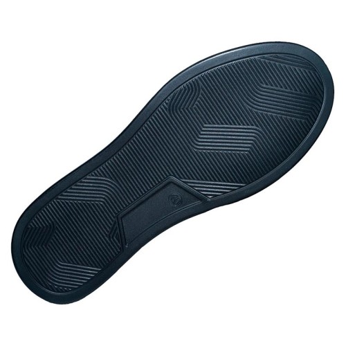 Мужские спортивные кеды из натуральной кожи на сплошной подошве-2