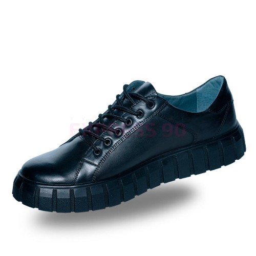 Полуботинки мужские New Life из натуральной кожи на массивной подошве-1