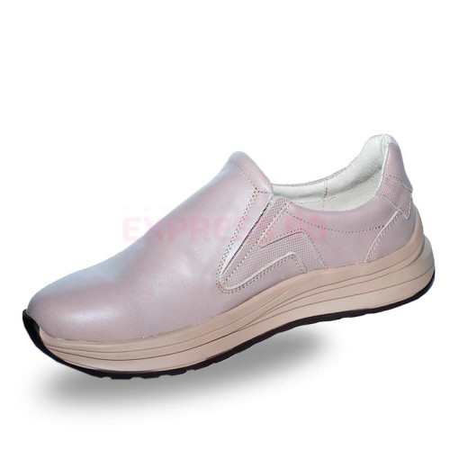 Полуботинки мужские из натуральной кожи на сплошной подошве-1