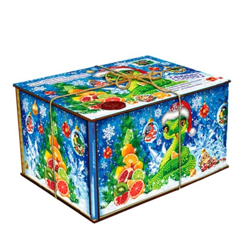 Сладкие Новогодние подарки для детей Посылка Змейкина Ёлка-1