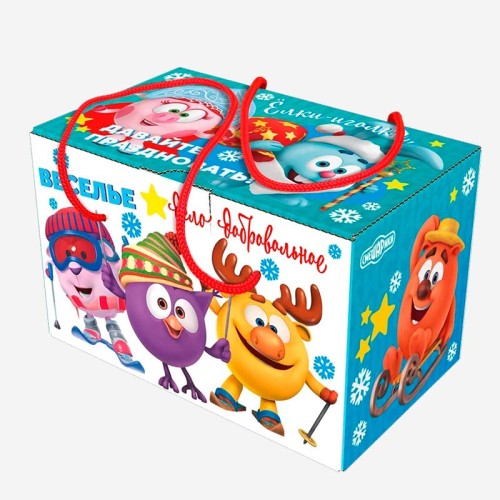Детский Новогодний подарок Посылка Смешарики-1