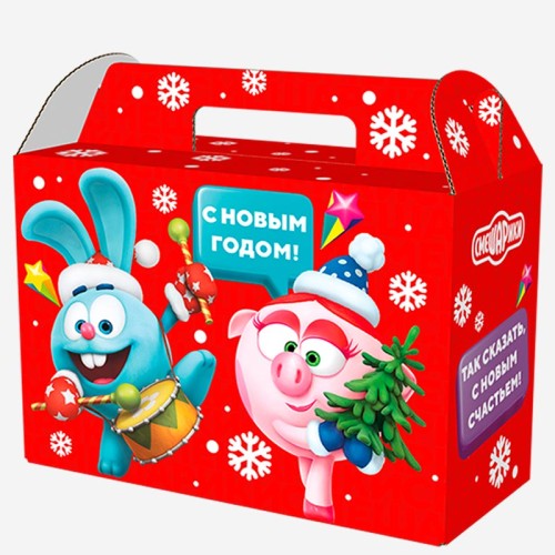 Детский Новогодний подарок Чемодан Смешарики-1