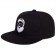R'n'B style baseball cap with flat visor and embroidery