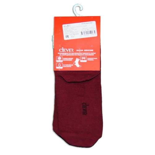 НОСКИ ЖЕНСКИЕ CLEVER ПЛЮШЕВЫЕ НОВОГОДНИЕ РИСУНОК ТИГРЁНОК-3