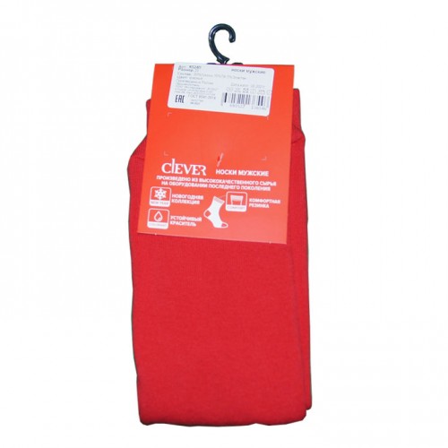 НОСКИ МУЖСКИЕ CLEVER ПЛЮШ УТЕПЛЁННЫЕ НОВОГОДНИЕ РИСУНОК ТИГР-3